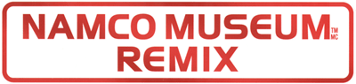 Namco Museum Remix title screen for Wii